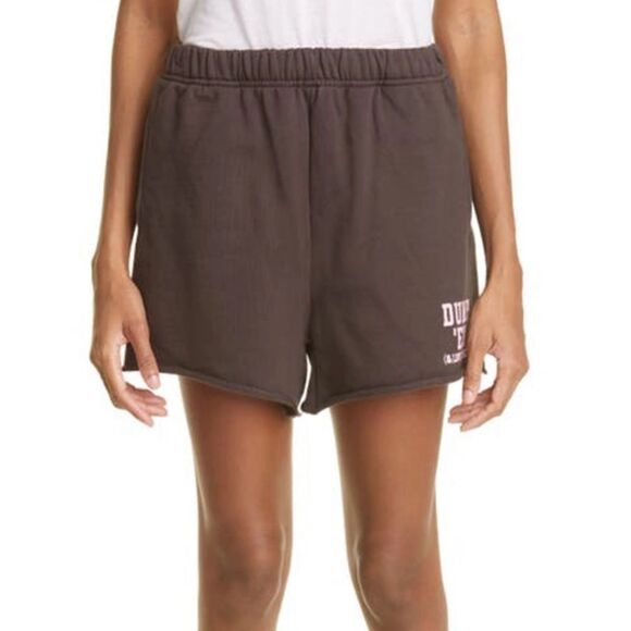 THE MAYFAIR GROUP Cotton Dump 'Em Sweat Shorts M/L Brown NWT - Picture 2 of 7
